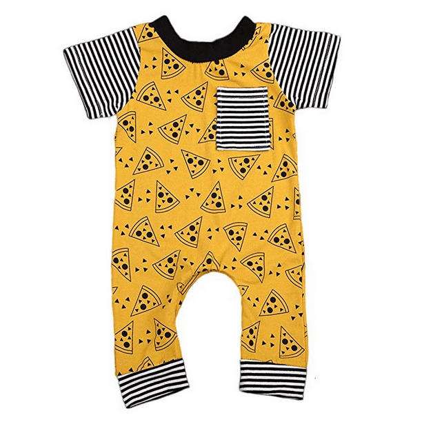 Soft Love Chicken Jumpsuit Short Sleeve Cotton Rompers for Baby Boys and Girls 